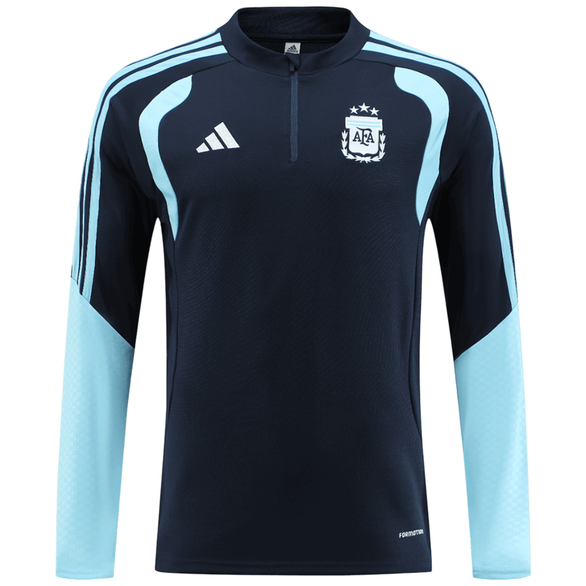 Argentina Zipper Sweatshirt Kit(Top+Pants) Navy 2026 Argentina Zipper Sweatshirt Kit(Top+Pants) Navy 2026