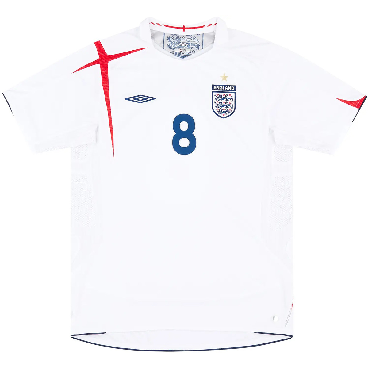 Lampard #8 Retro England Home Jersey World Cup 2006 Lampard #8 Retro England Home Jersey World Cup 2006