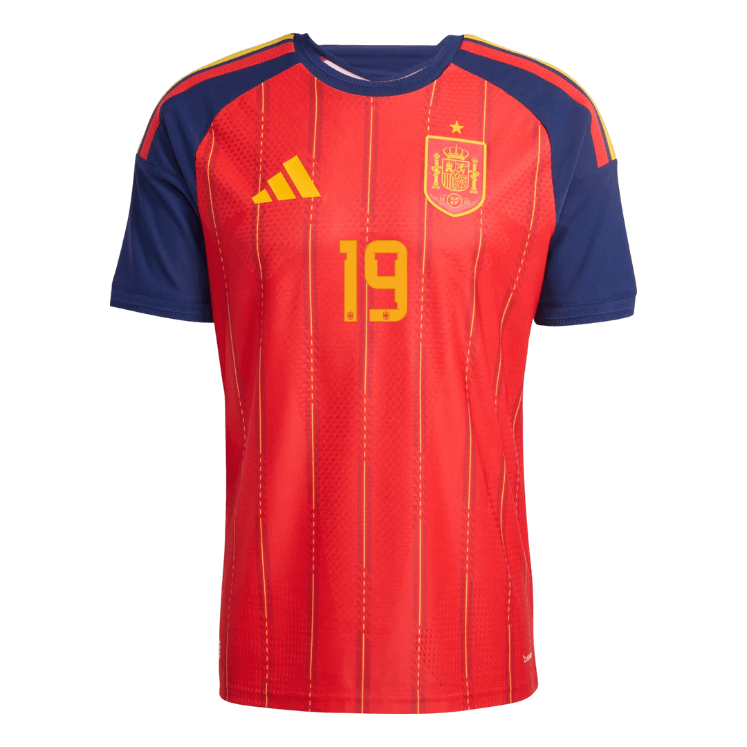 LAMINE YAMAL #19 Spain Home Match Jersey Player Version 2025/26 LAMINE YAMAL #19 Spain Home Match Jersey Player Version 2025/26
