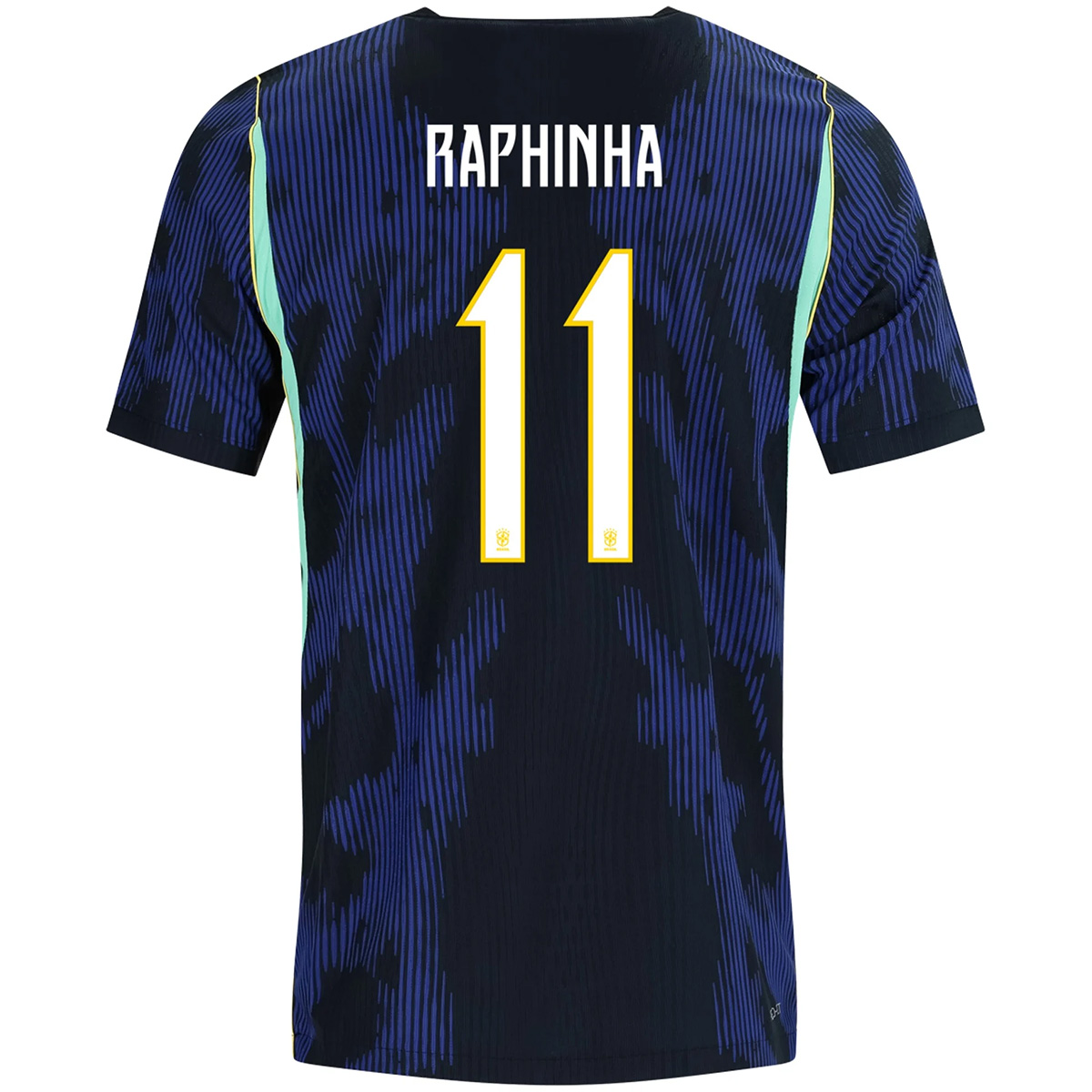 Raphinha #11 Brazil Away Match Jersey Player Version World Cup 2026