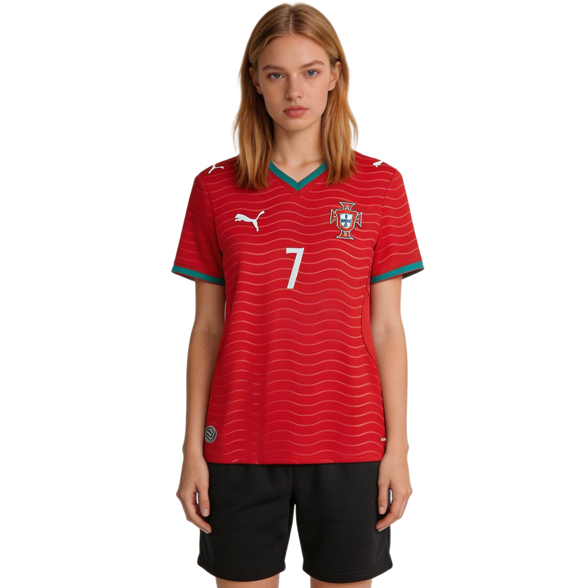 Ronaldo #7 Women's Portugal Home Jersey World Cup 2026