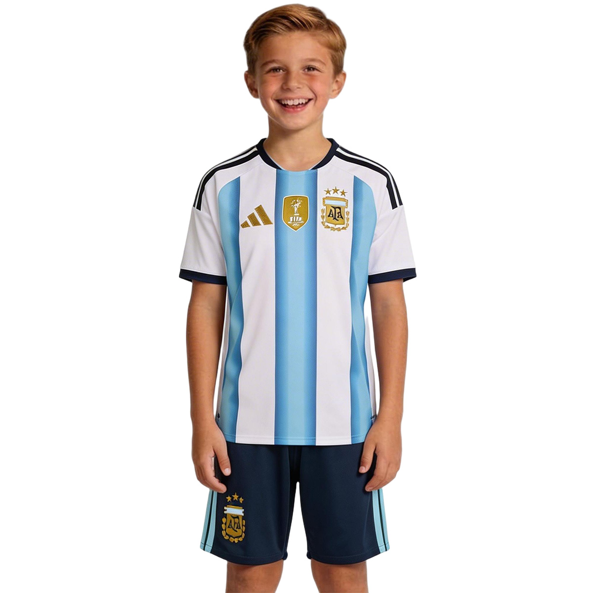 Kids Argentina Home Jersey Kit World Cup 2026