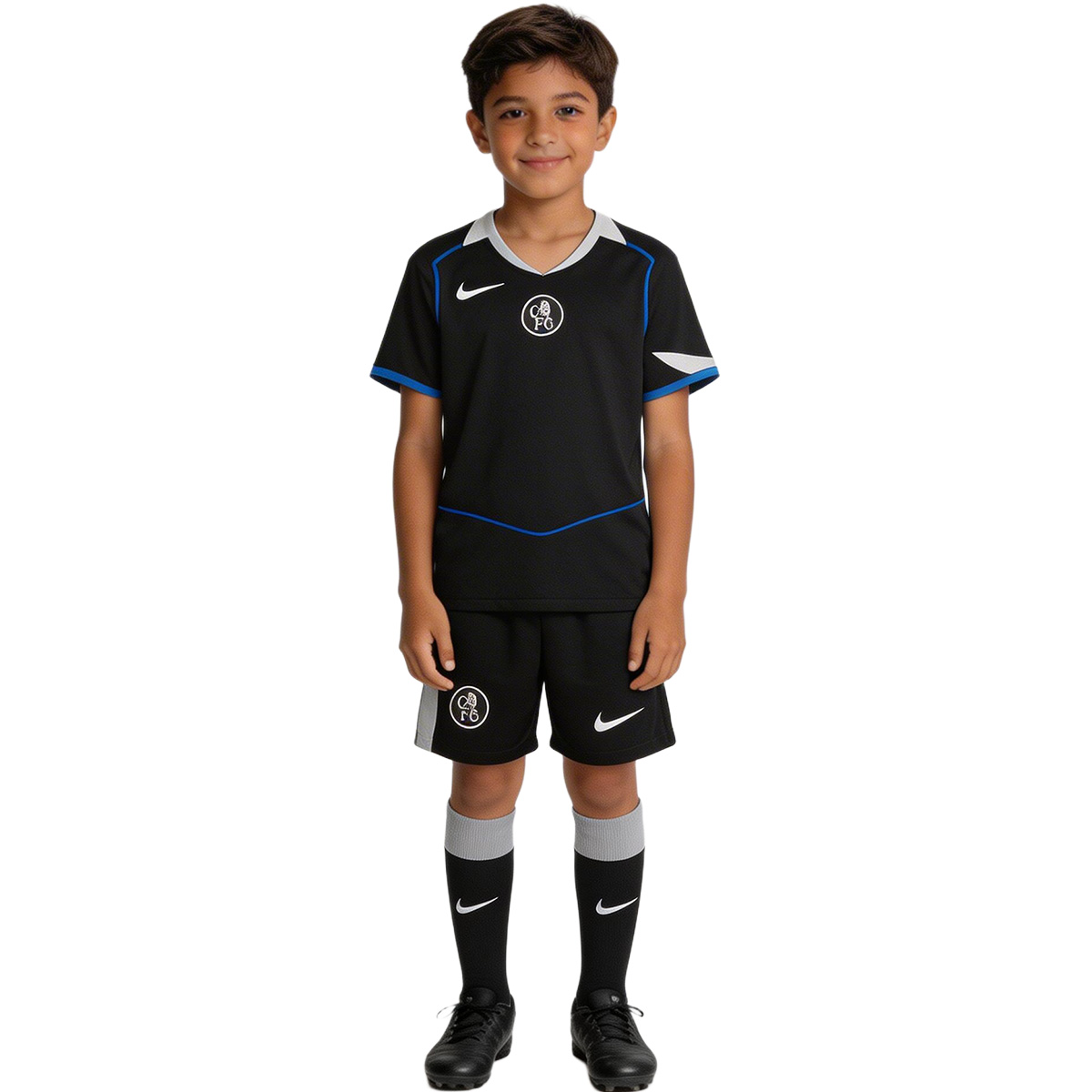 Kids Chelsea Third Jersey Full Kit 2025/26