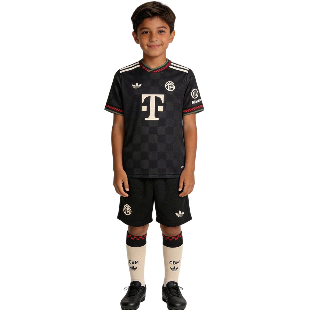 Kids Bayern Munich Third Jersey Full Kit 2025/26