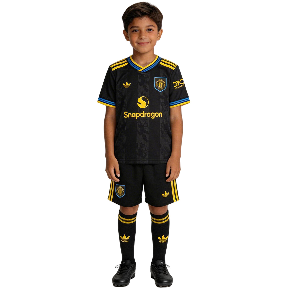 Kids Manchester United Third Jersey Full Kit 2025/26