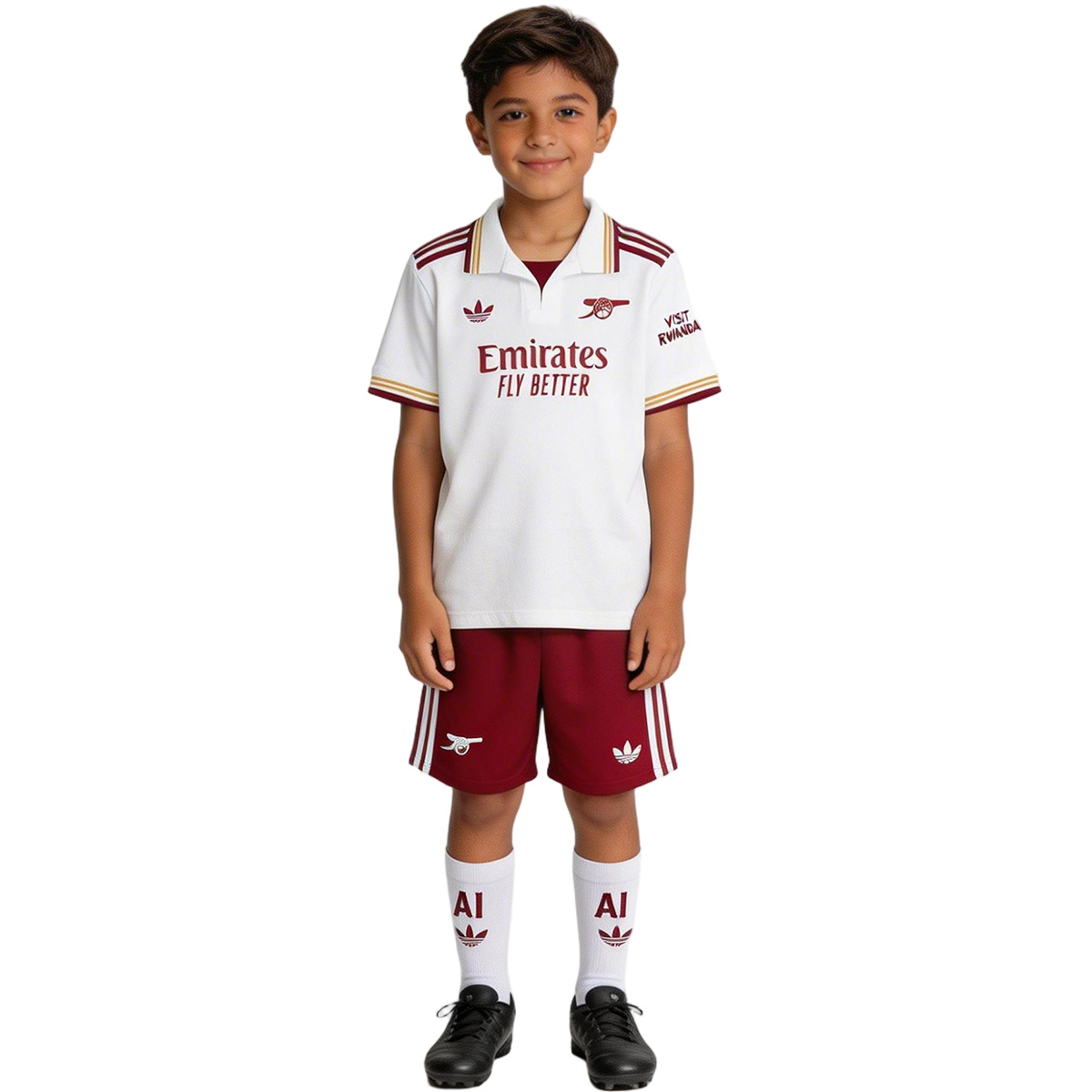 Kids Arsenal Third Jersey Full Kit 2025/26