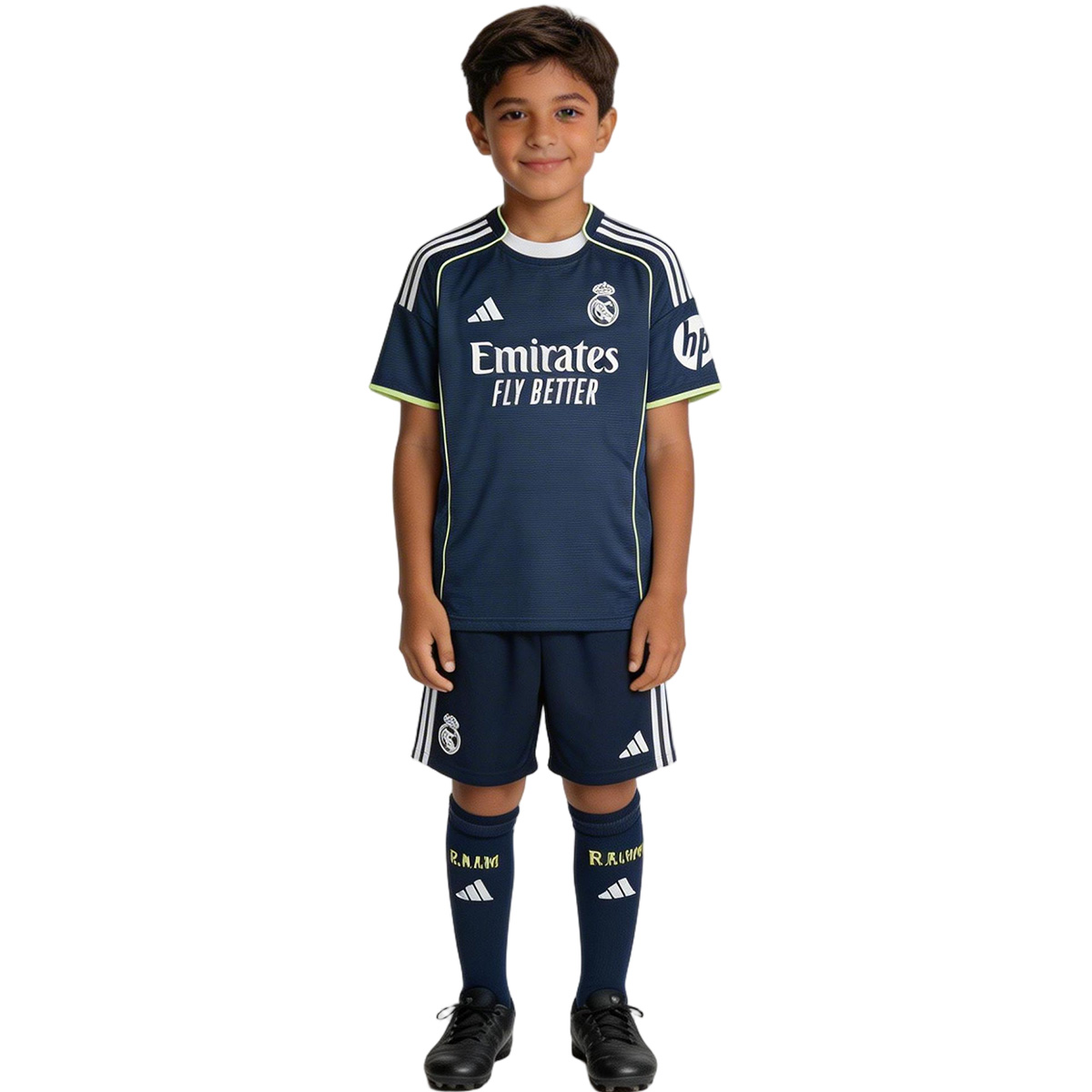 Kids Real Madrid Away Jersey Kit 2025/26 - [Super Replica]