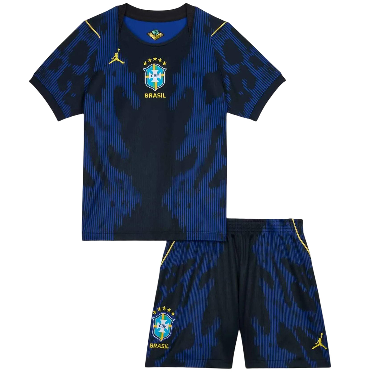 Kids Brazil Away Jersey Kit World Cup 2026