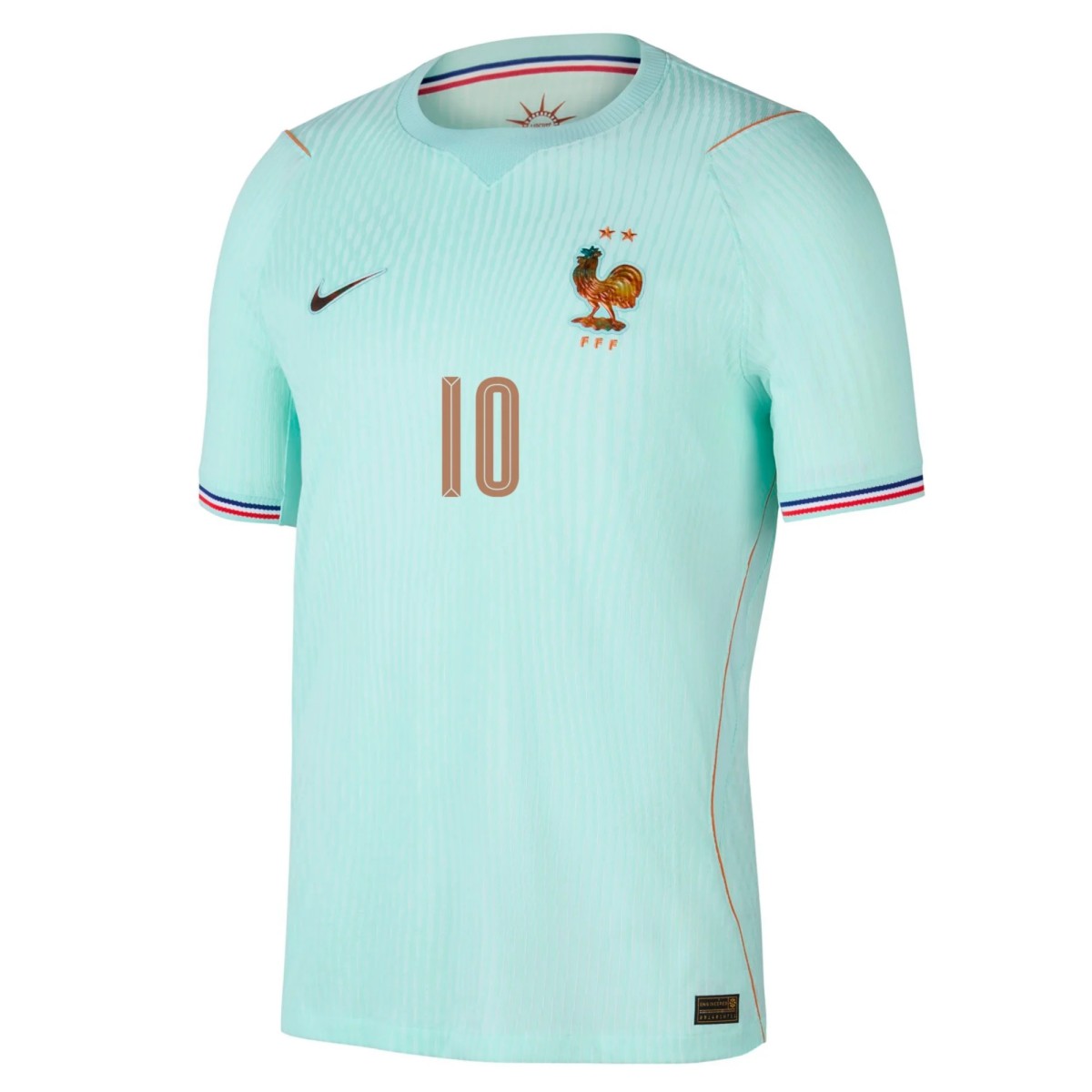 Mbappe #10 France Away Match Jersey Player Version World Cup 2026