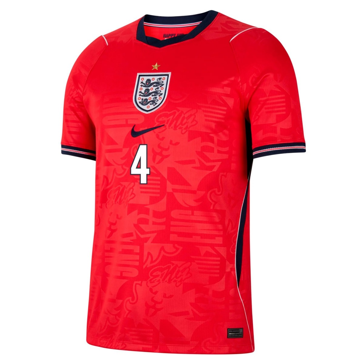 Rice #4 England Away Jersey World Cup 2026