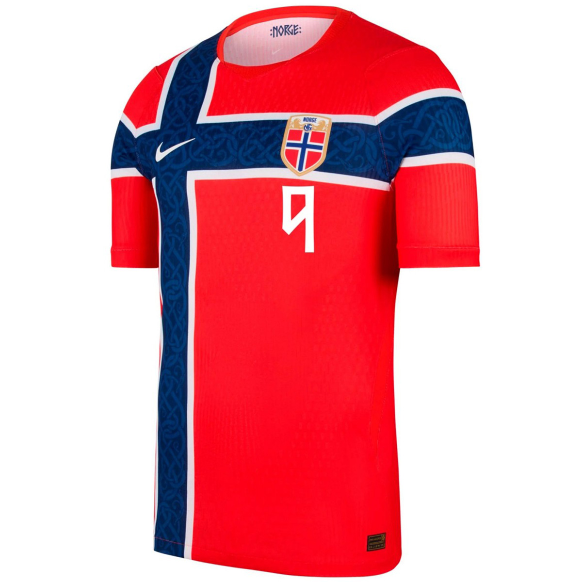 BRAUT HAALAND #9 Norway Home Match Jersey Player Version World Cup 2026