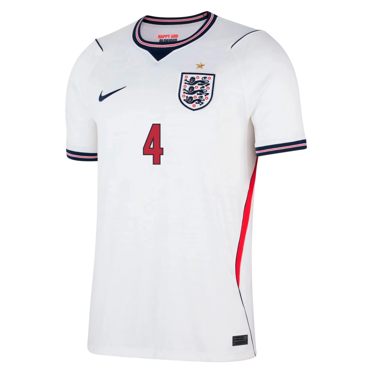 Rice #4 England Home Jersey World Cup 2026
