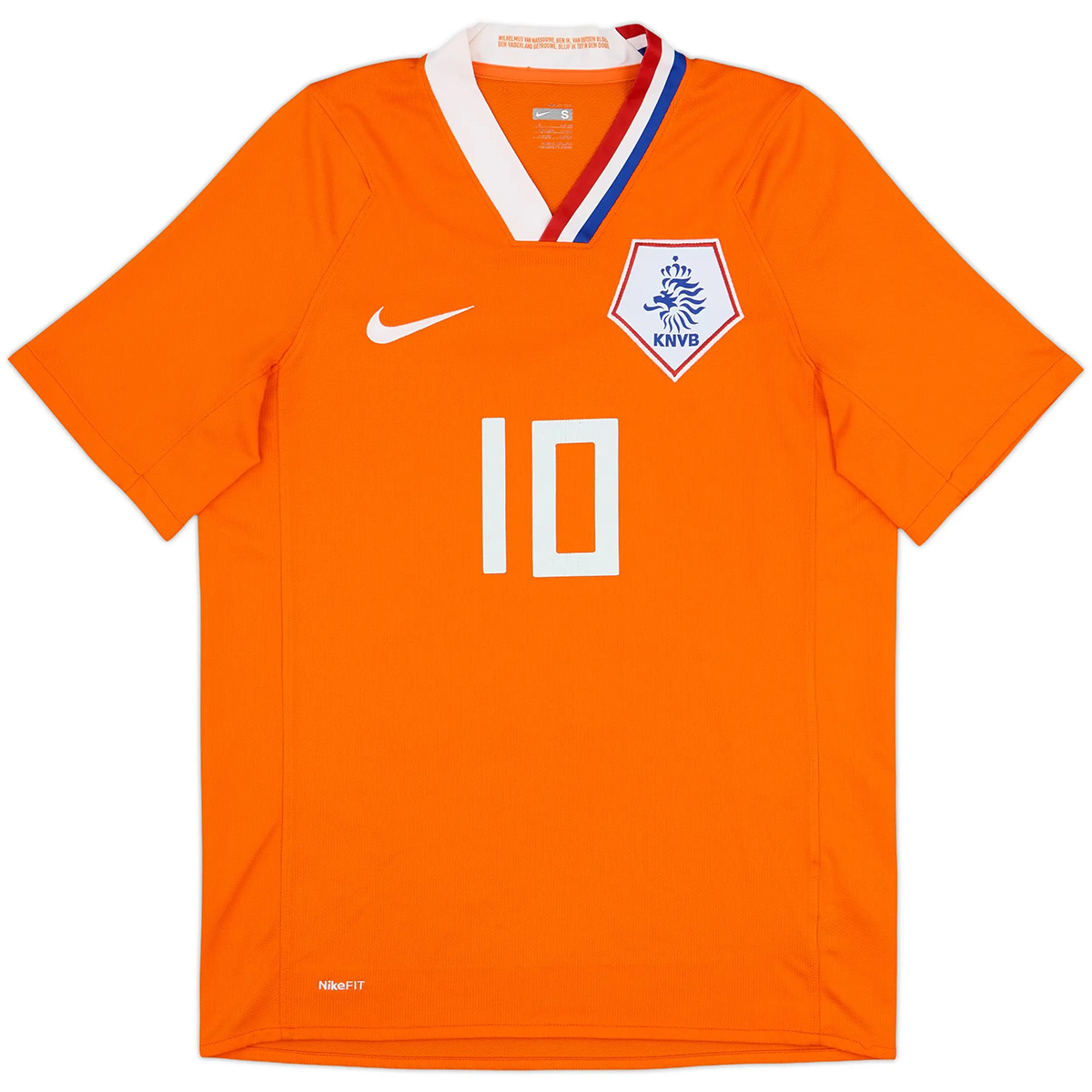 SNEIJDER #10 Retro Netherlands Home Jersey Euro 2008