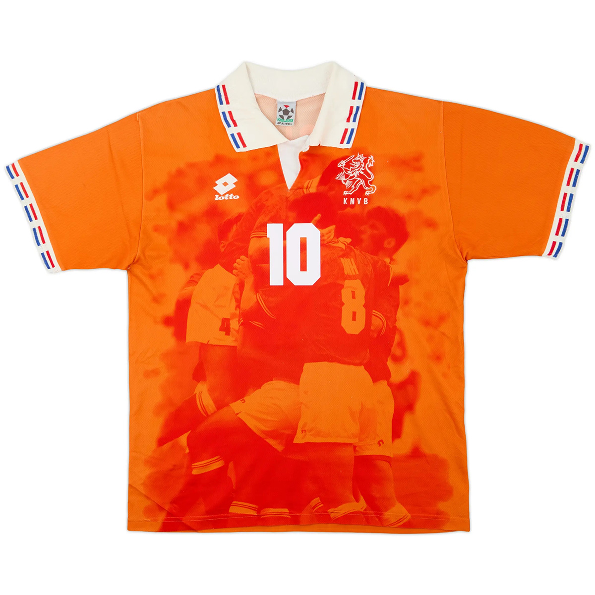 BERGKAMP #10 Retro Netherlands Home Jersey Euro 1996